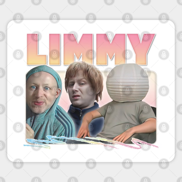 Limmy / Retro Aesthetic Fan Art Design Sticker by DankFutura